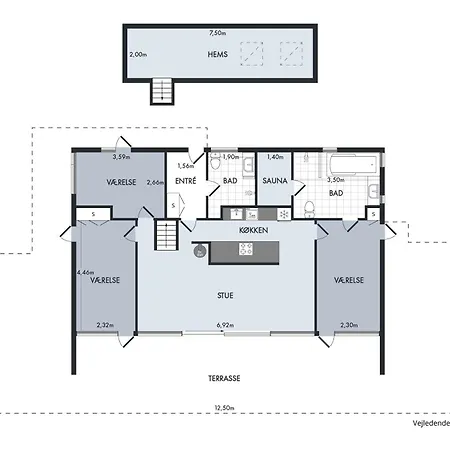 Summer House With Modern Luxury In North Jutland Сasa de vacaciones Brovst